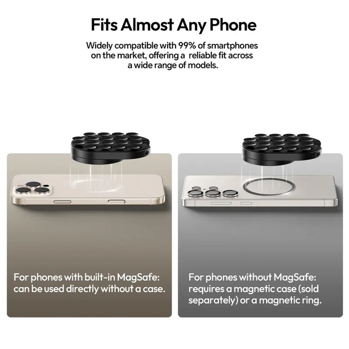 MagLock Suction Cup Phone Mount  for iPhone