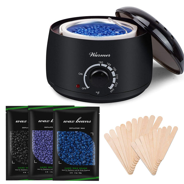 Pearl Wax Beans, Warmer & Spatulas Bundle